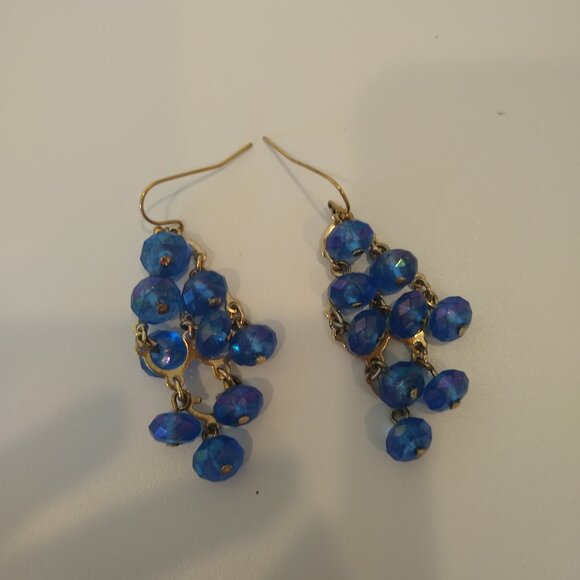 Blue Earrings - Picture 2 of 2